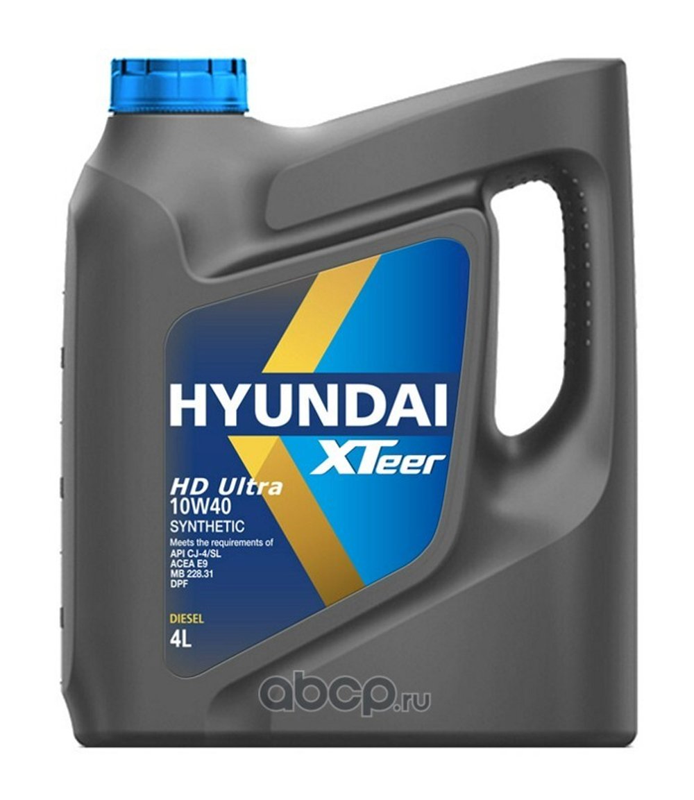 HYUNDAI XTEER Масло моторное HD Ultra 10W40 синт. 4 л