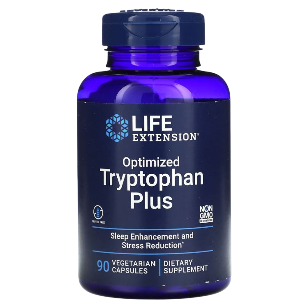 Life Extension Optimized Tryptophan Plus 90caps, Триптофан