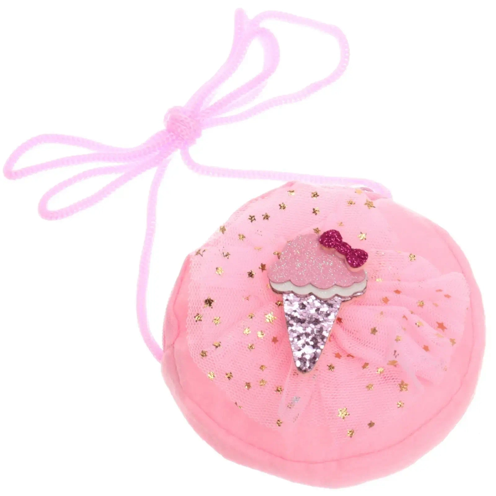 Сумочка детская «Little Fairy - Мороженое», цвет розовый, малиновый, сиреневый, 9см