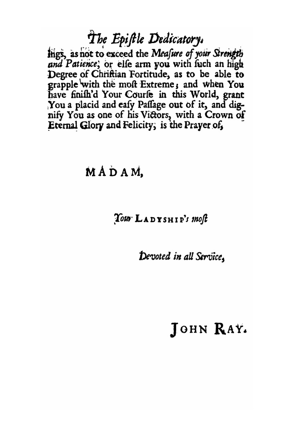 The Wisdom Of God Manifested In The Works Of The Creation. In Two Parts | John Ray