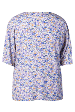 Блузка женская 3978ВПА, букет голуб #193БГ093978ВПА