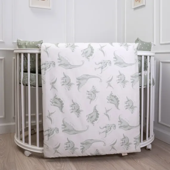 Комплект постельного белья Lollycottons Дино сафари 6 предметов