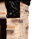 Каминокомплект Real Flame Dublin Corner Rock AO с очагом Irvine 24 (угловой)