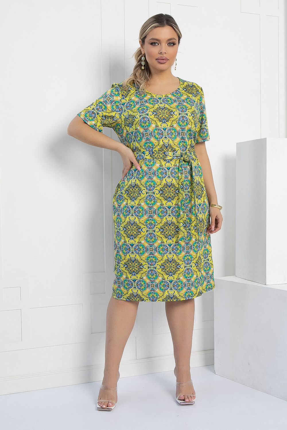 Платье Весеннее чувство (желтое) П12922-25М LT Collection