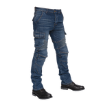 мотоджинсы MADBULL STRATUM Denim Blue