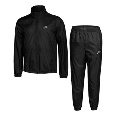 Мужские теннисные Костюмы Nike Club Lined Woven Tracksuit Men - Black