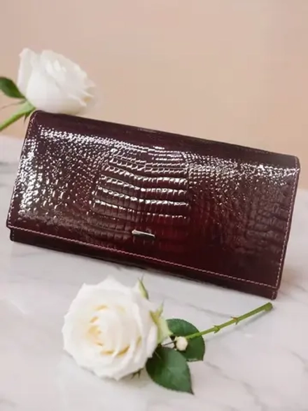 Подарочный кошелек большой натуральная кожа портмоне