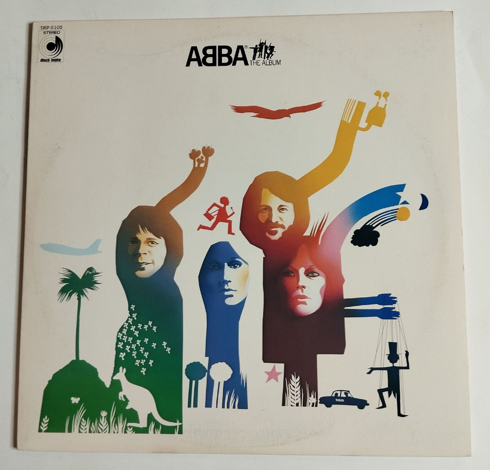 Винтажная виниловая пластинка LP ABBA The Album (Japan 1977) (No Obi)