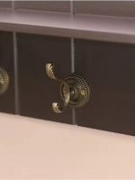 Зеркало настенное с полкой "Прованс"