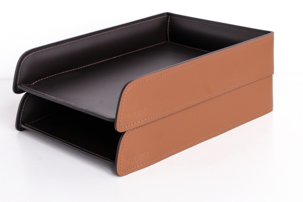 Лоток А4 горизонтальный  БИЗНЕС Табак / шоколад