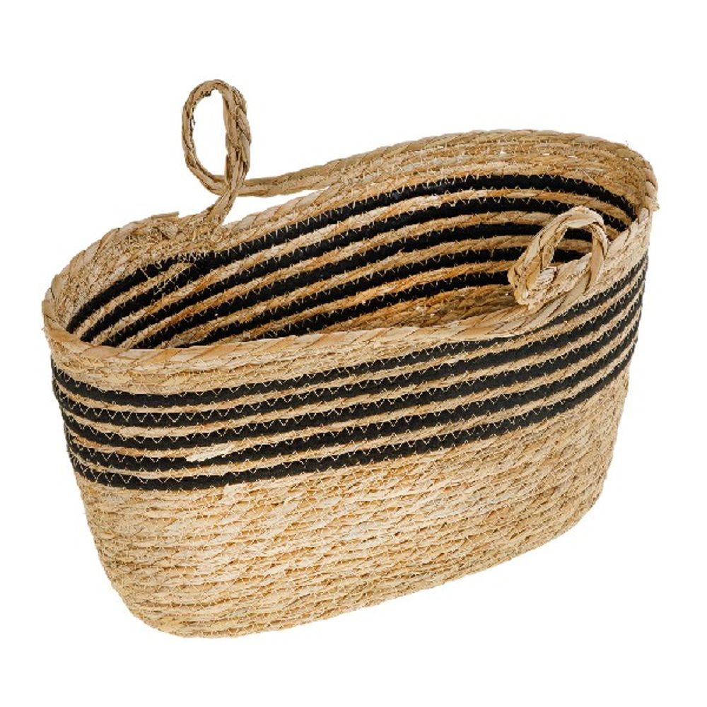 Корзина плетеная (водоросли) 46x22xH26/38см ( Натуральный)