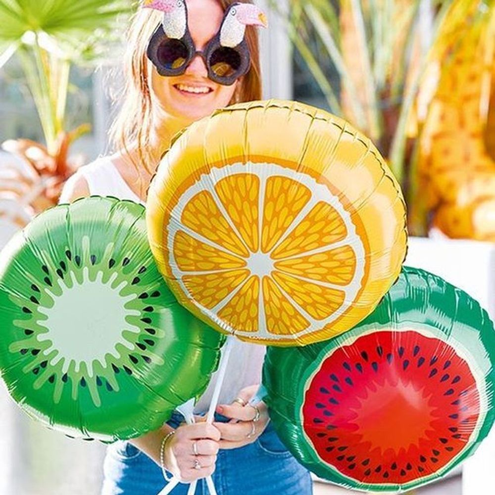 Шар (18"/46 см) Круг, Киви, Зеленый