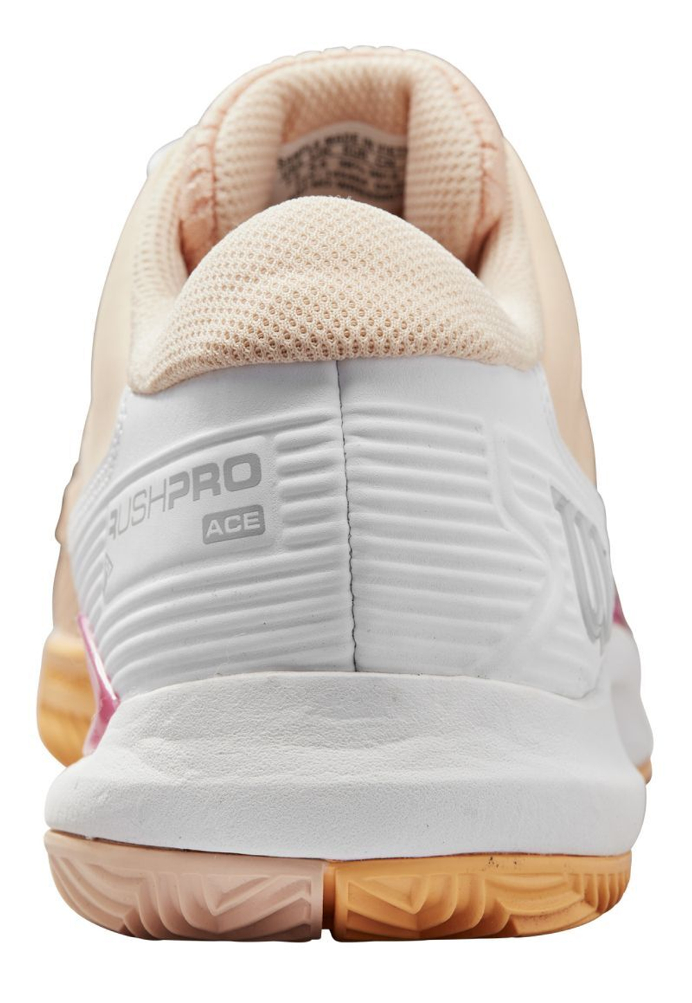 Женские теннисные кроссовки Wilson Rush Pro Ace Clay - peach parfait/white/tangerine