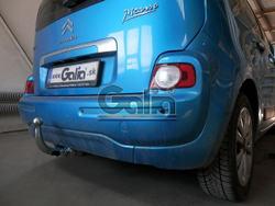 Фаркоп оцинкованный Galia C059A для Citroen C3 Picasso 2009-2017(паспорт и сертификат в комплекте)(без электрики)