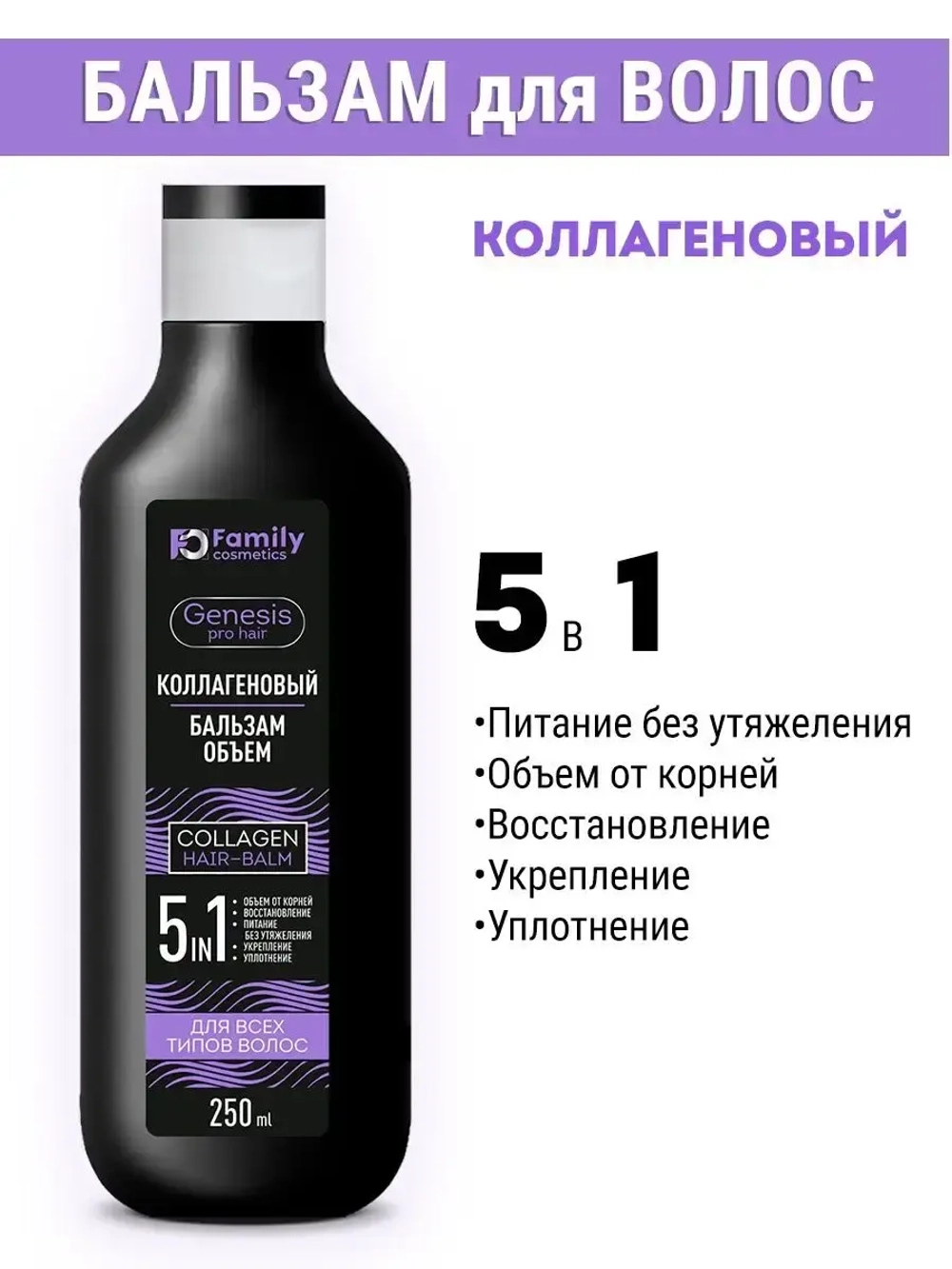 Бальзам для волос Коллагеновый Genesis Pro Hair
