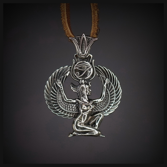 Кулон "Исида" , мельхиор