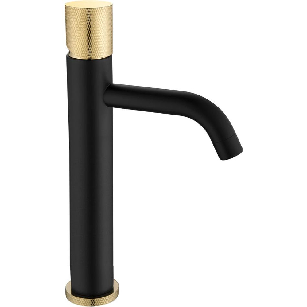 Смеситель для раковины Boheme Stick 122-BG.2 BLACK TOUCH GOLD