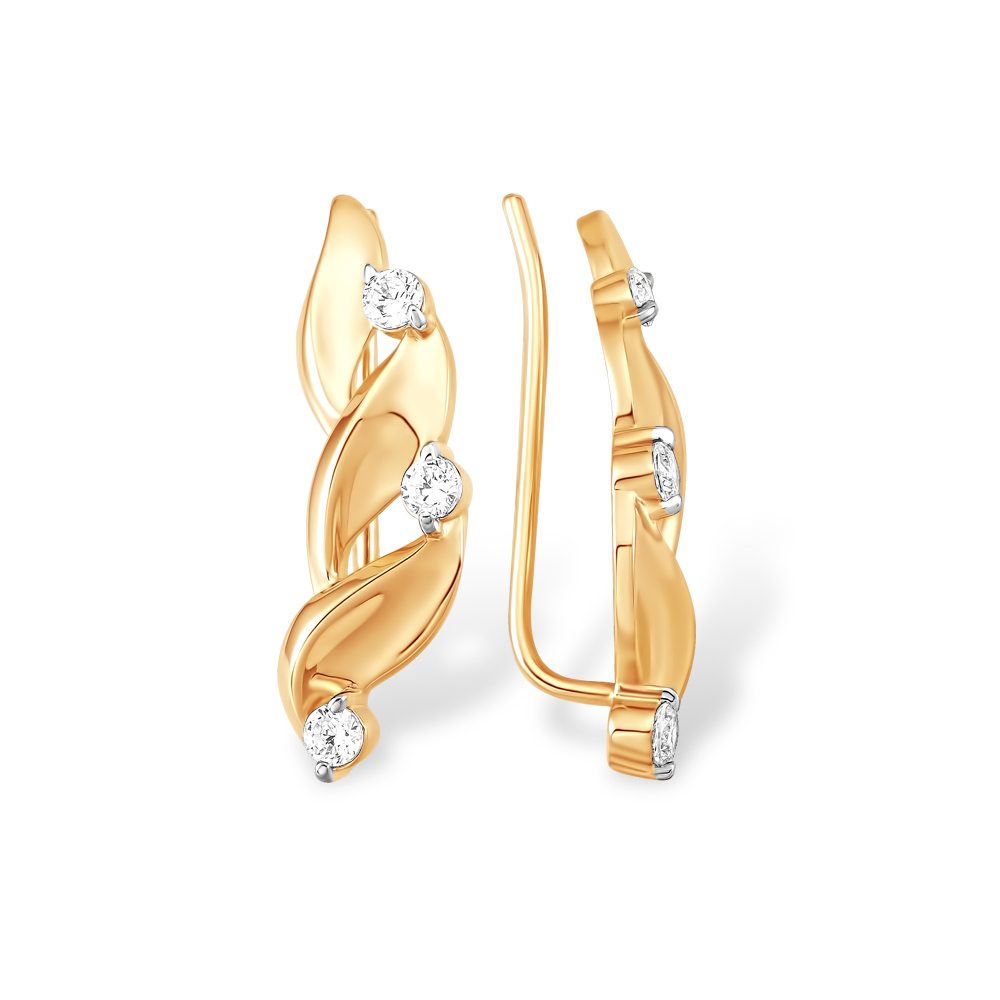 Серьги из золота 585 пробы
