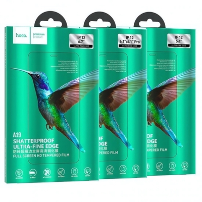 Защитное стекло Hoco для iPhone 12 Mini на полный экран, 012051