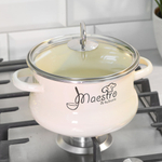 Набор кастрюль "Маэстро" №13 слоновая кость