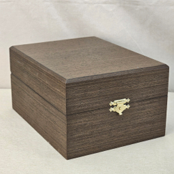 Подставка для блока для записей ручной росписью Палех "Охотники"