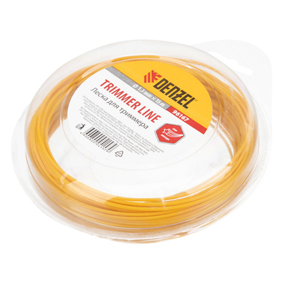 Леска для триммера, звезда, 1.3 мм х 15 м Denzel