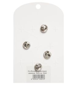 MR- 66 Н-р брошей с цанговым зажимом бабочка «Рок-стиль» Mark Rita