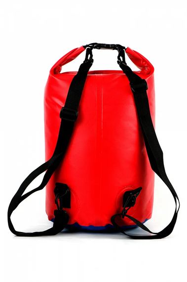 Гермомешок Sargan Престиж-15 с 2 лямками красный-синий 15 л