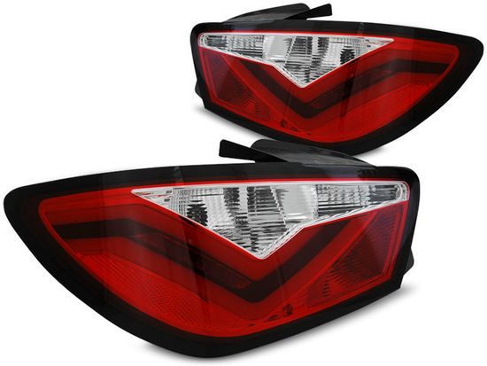 Задние фонари для Seat Ibiza 6J 3D (08-12) LED Red Crystal