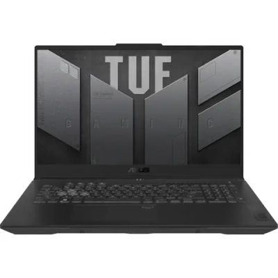 Ноутбук Asus TUF Gaming A17 FA707NUQ-HX010 Ryzen 7 170 16Gb SSD512Gb NVIDIA GeForce RTX4050 6Gb 17.3" IPS FHD (1920x1080) без ОС grey WiFi BT Cam (90NR0QH5-M000D0)