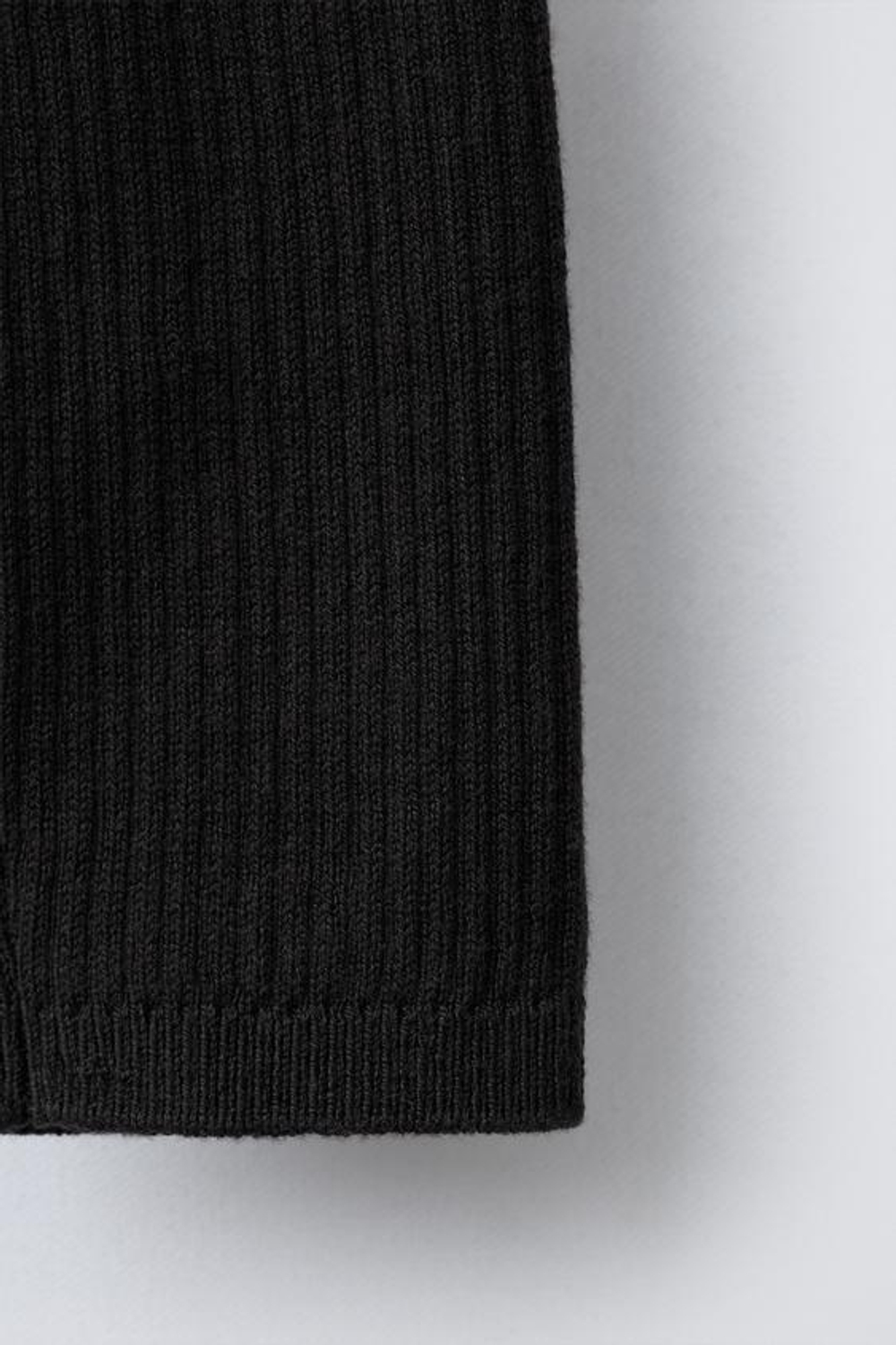 ZARA ЛЕГИНСЫ В РУБЧИК С ПУГОВИЦАМИ, ЧЕРНЫЙ