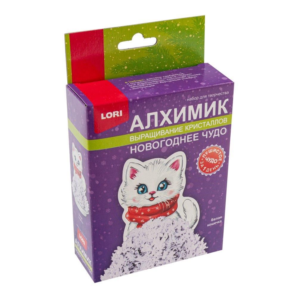 Выращивание кристаллов. Фигурка "Белая кошечка" (Lori)