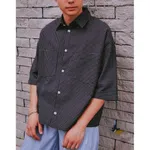 Рубашка БИЧ Укороченная Синий