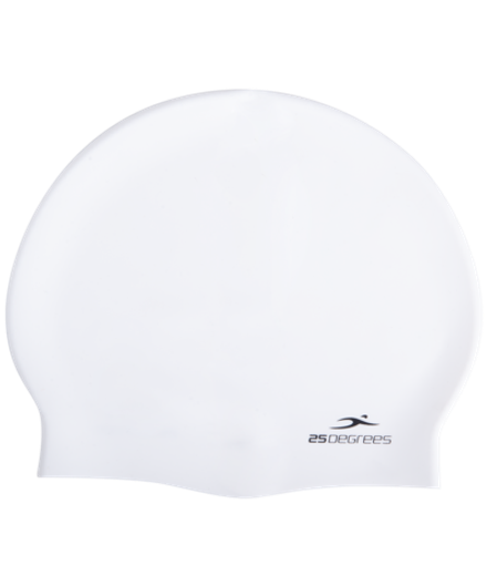 Шапочка для плавания Nuance White, силикон