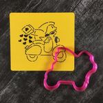 Ежик №2 на мотоцикле