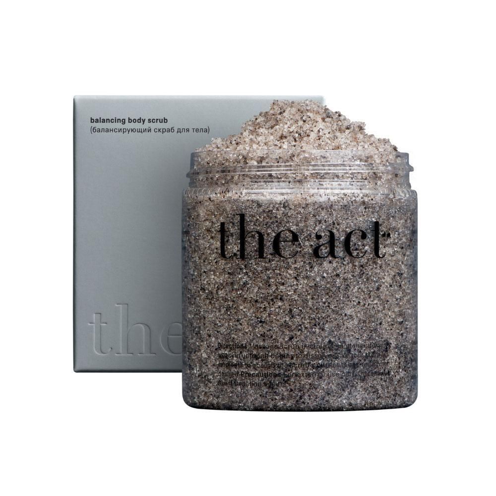 Соляной скраб для тела с маслом черного тмина The Act Balancing Body Scrub 300 г