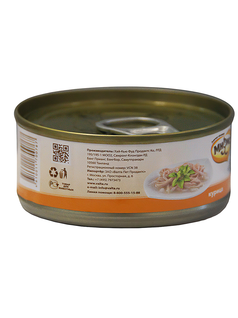 Мнямс консервы для щенков до 4 месяцев паштет из индейки с цукини Мусс по-французски 200 г