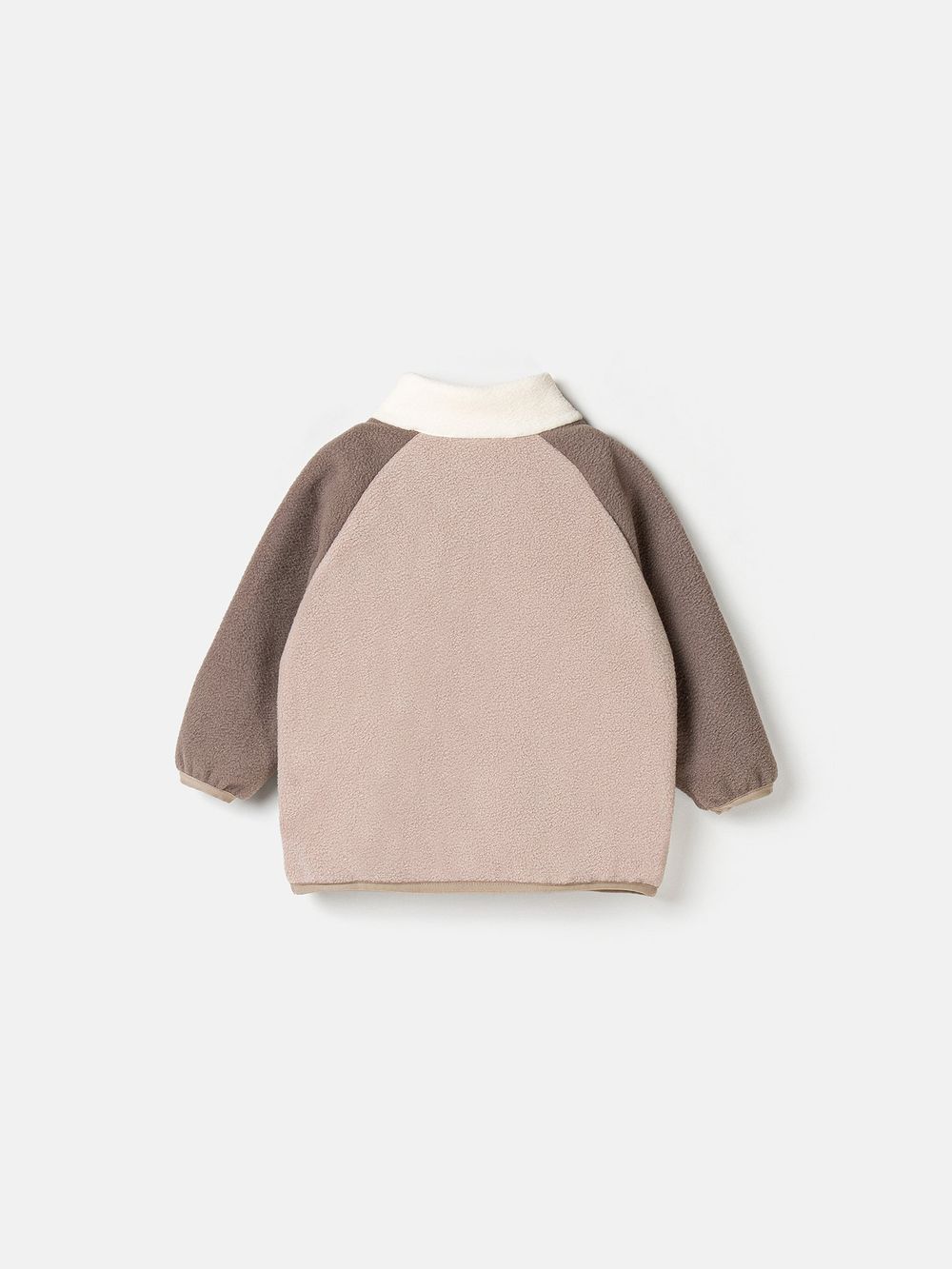 Костюм флисовый Колор блок "Капучино" 0+
