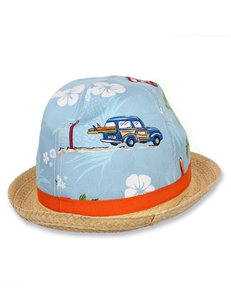 Соломенная шляпа с пляжным принтом Trestelle