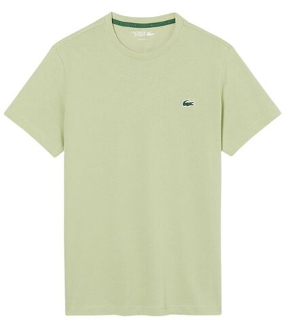Теннисная футболка Lacoste Ultra Dry Crocodile Graphic - green