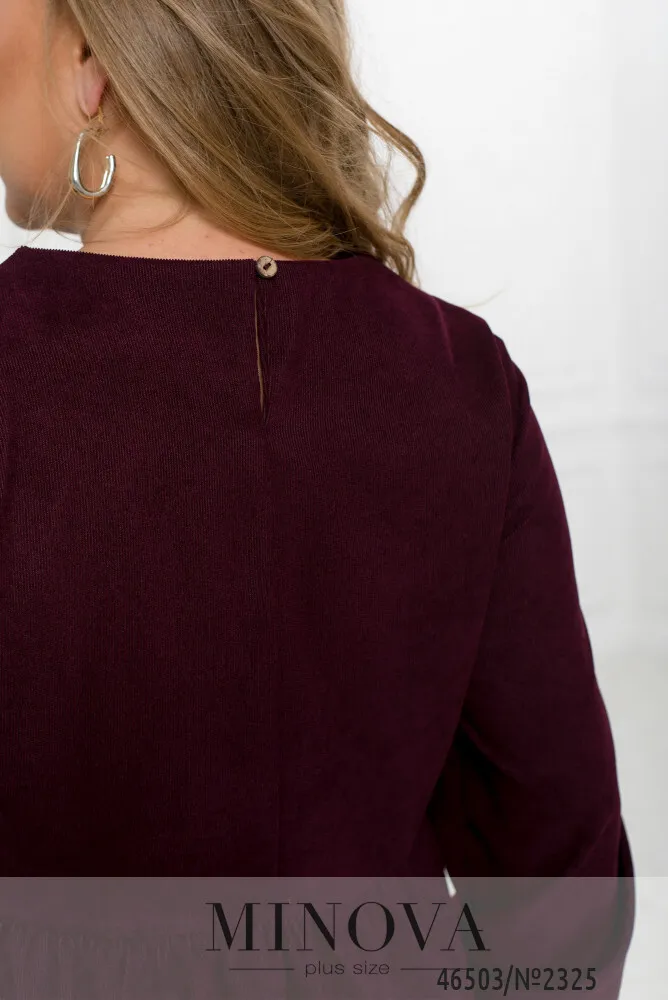 Платье 2325-бордо Minova