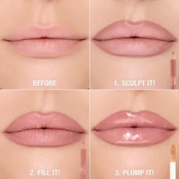 CHARLOTTE TILBURY Контур карандаш для губ Lip Cheat Duo Fair/Clair