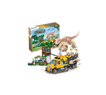 Набор строительных блоков Mesiondy Dinosaurs, игрушки динозавров для возраста 8–14 лет, мир парка динозавров, подарки на день рождения для мальчиков и девочек (546 шт.)