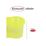 Стакан-непроливайка двойной Гамма, ассорти, неон, с крышкой, 1 шт.