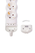 Колодка удлинителя 5-мест. с заземл. РПр05 IEK WYP10-D-KP-16-05-ZS-K01