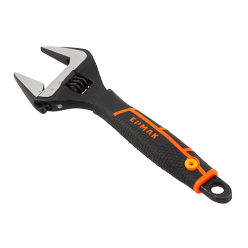 Ключ разводной ЕРМАК 200мм с удлиненными тонкими губками