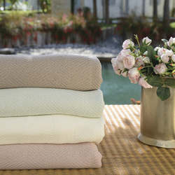 Плед-покрывало 230x220 Casual Avenue Birmingham слоновая кость фото