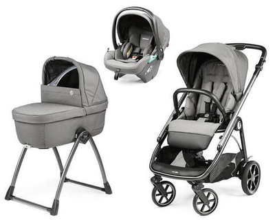 Коляска 3 в 1 Peg Perego Veloce Belvedere Lounge Mercury