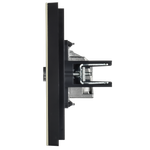 FORTE&PIANO Розетка TV оконечная FP828M металл серый сланец IEK