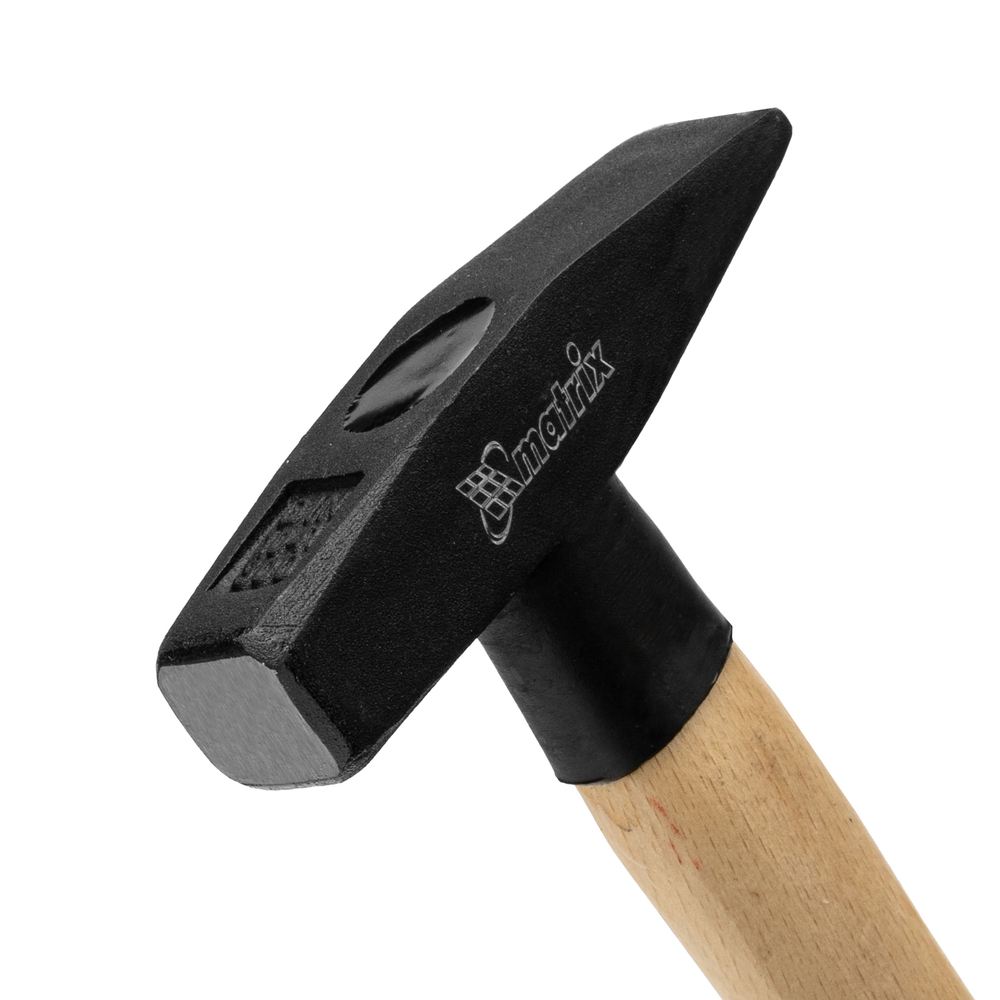 Молоток слесарный, 300 г, квадратный боек, деревянная рукоятка// Matrix